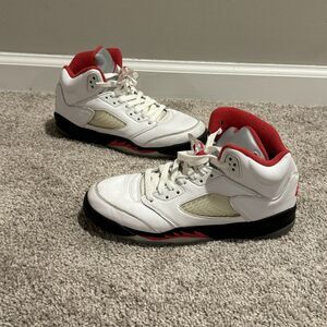 Size 7Y - Nike Air Jordan 5 V Fire Red 440888-102